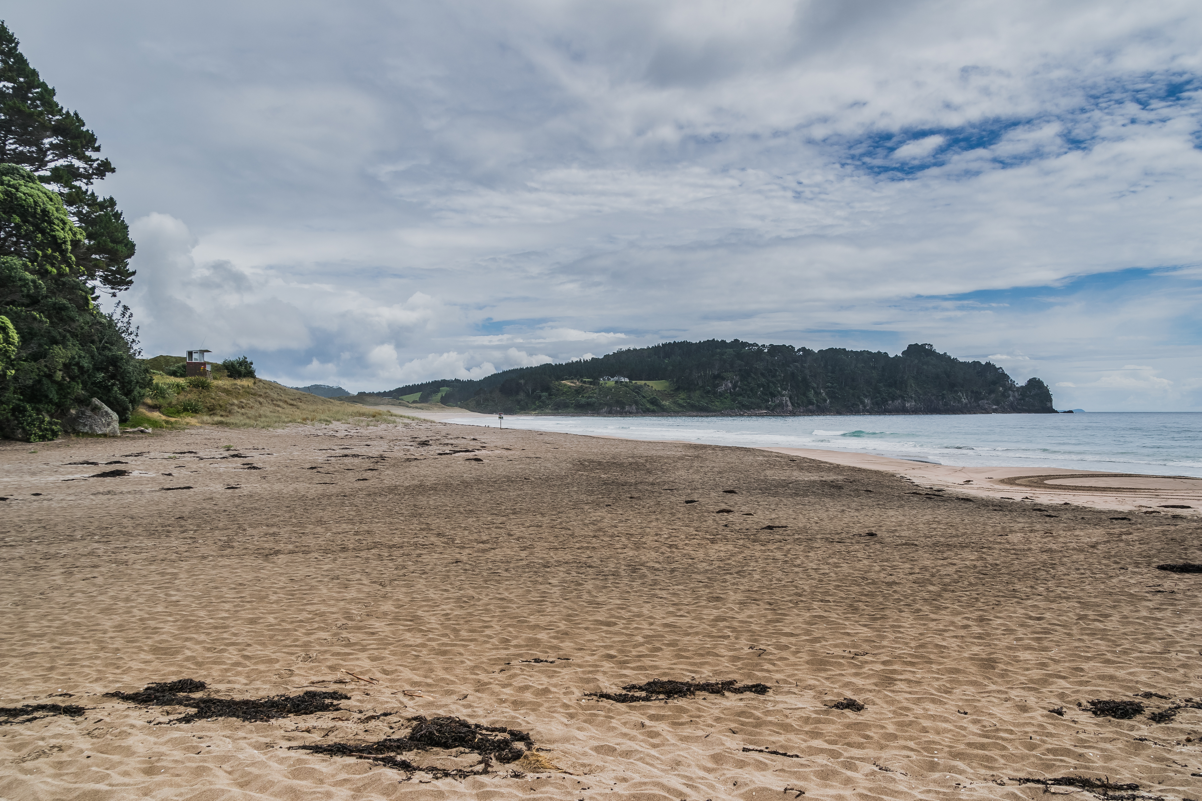 Hot water beach near Hahei New Zealand - you can get to it in your campervan