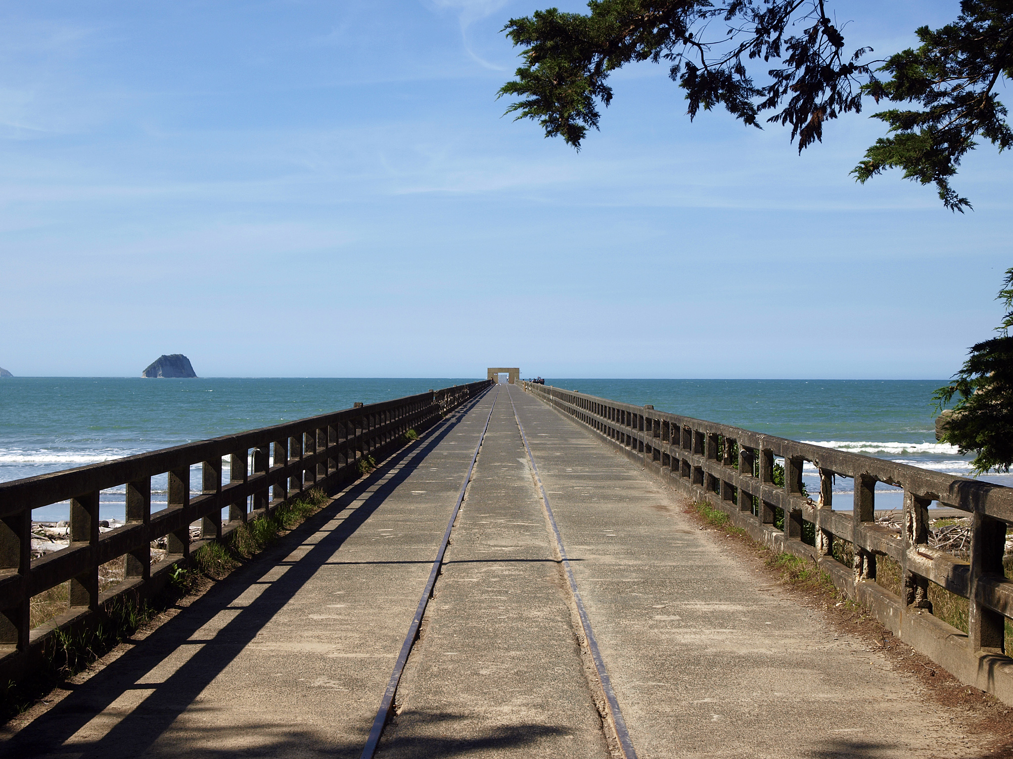 The longest wharf in New Zealand