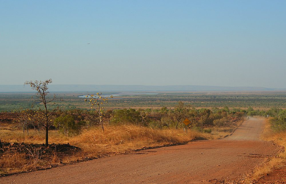 Gibb River Road in Western Australia — unsealed roads like this are restricted under most campervan hire policies