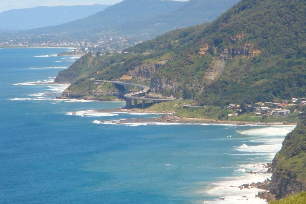 Sea Cliff Bridge on the Grand Pacific Drive, New South Wales coast