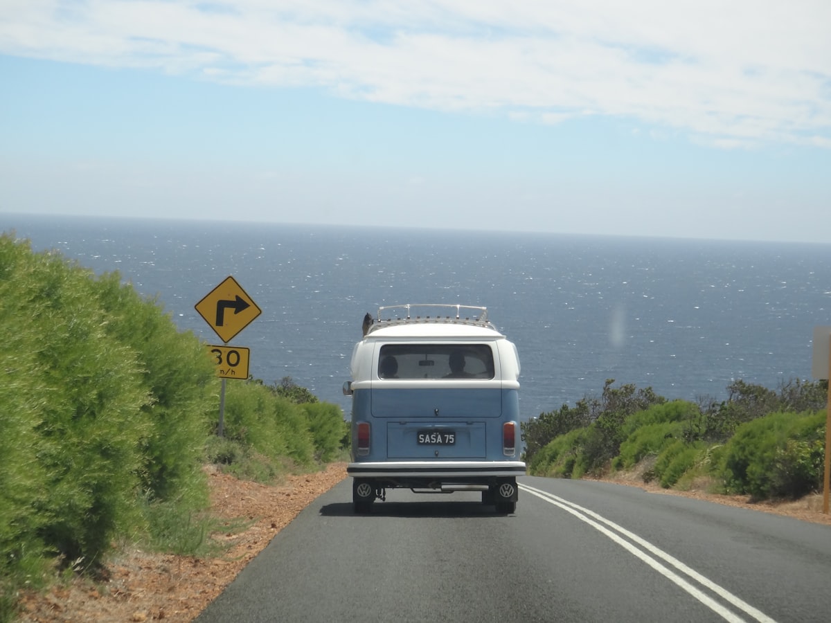 Keep the campervan on the left in Australia