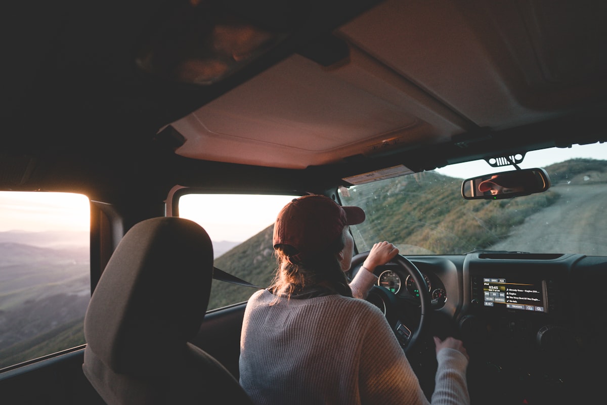 Watch the sunset. What else would you do on a road trip