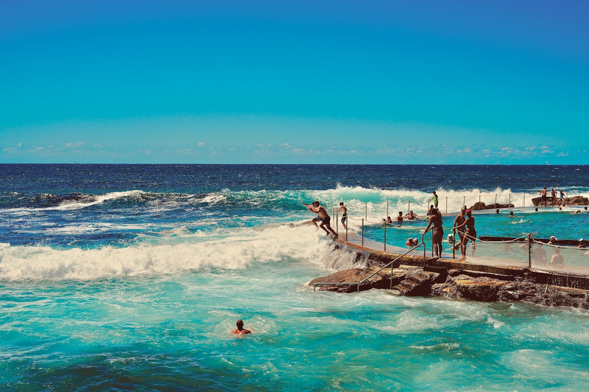 Take the campervan to Bronte ocean pool for a swim