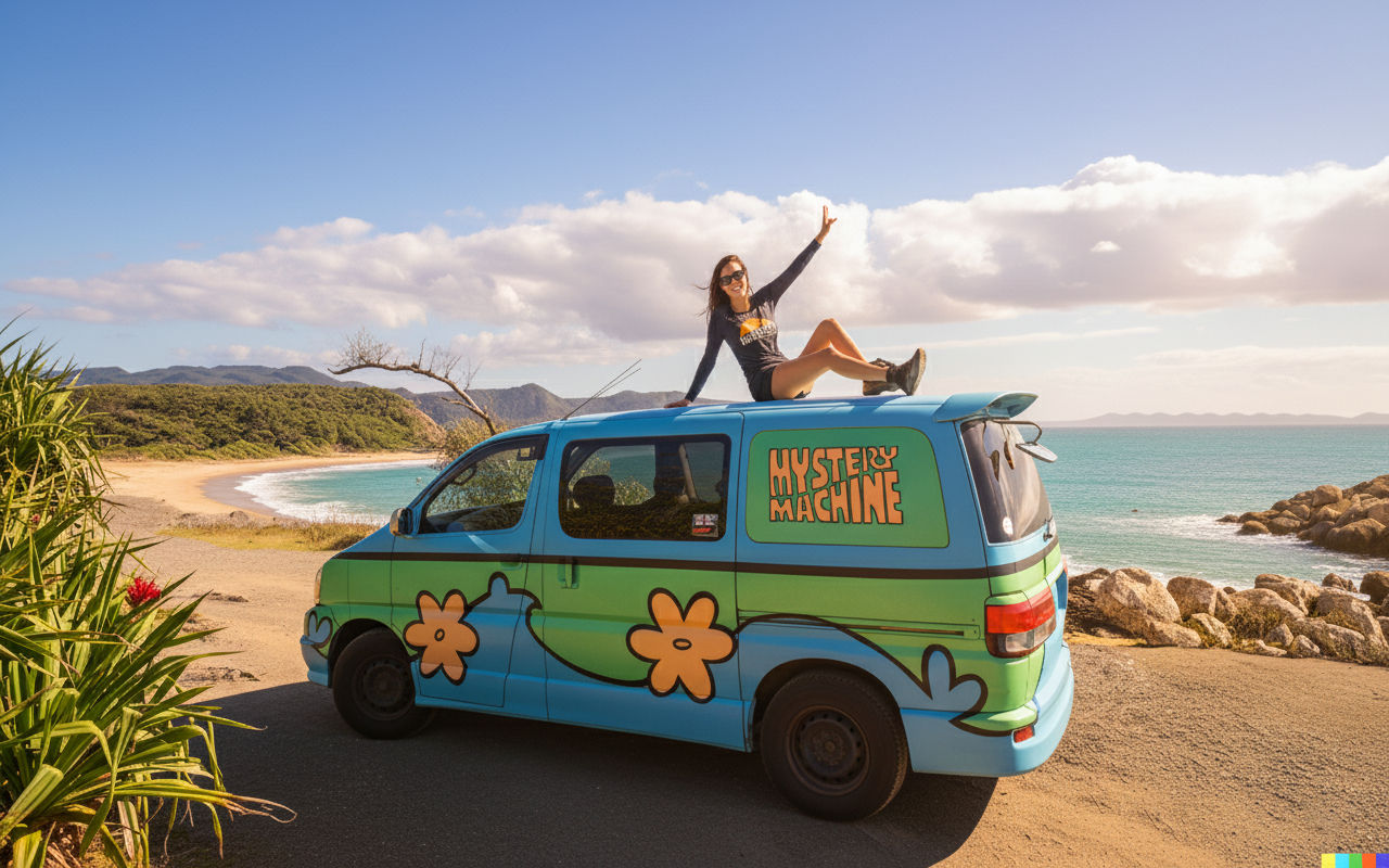 Mystery Machine 3-Seater campervan