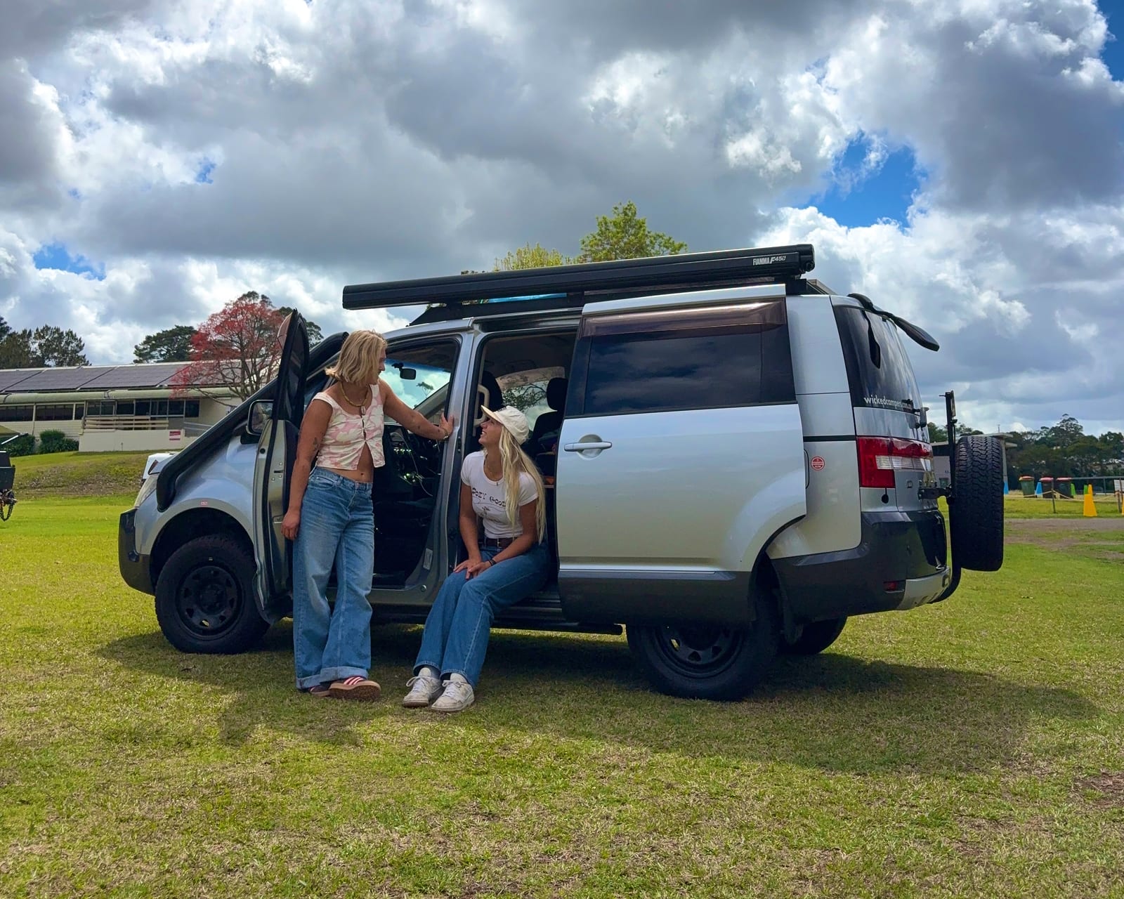 Wicked D5 4x4 Adventure Camper (Mitsubishi Delica) with travellers